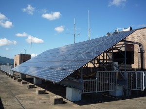 太陽光パネル(都南分庁舎) 都南分庁舎の太陽光パネル